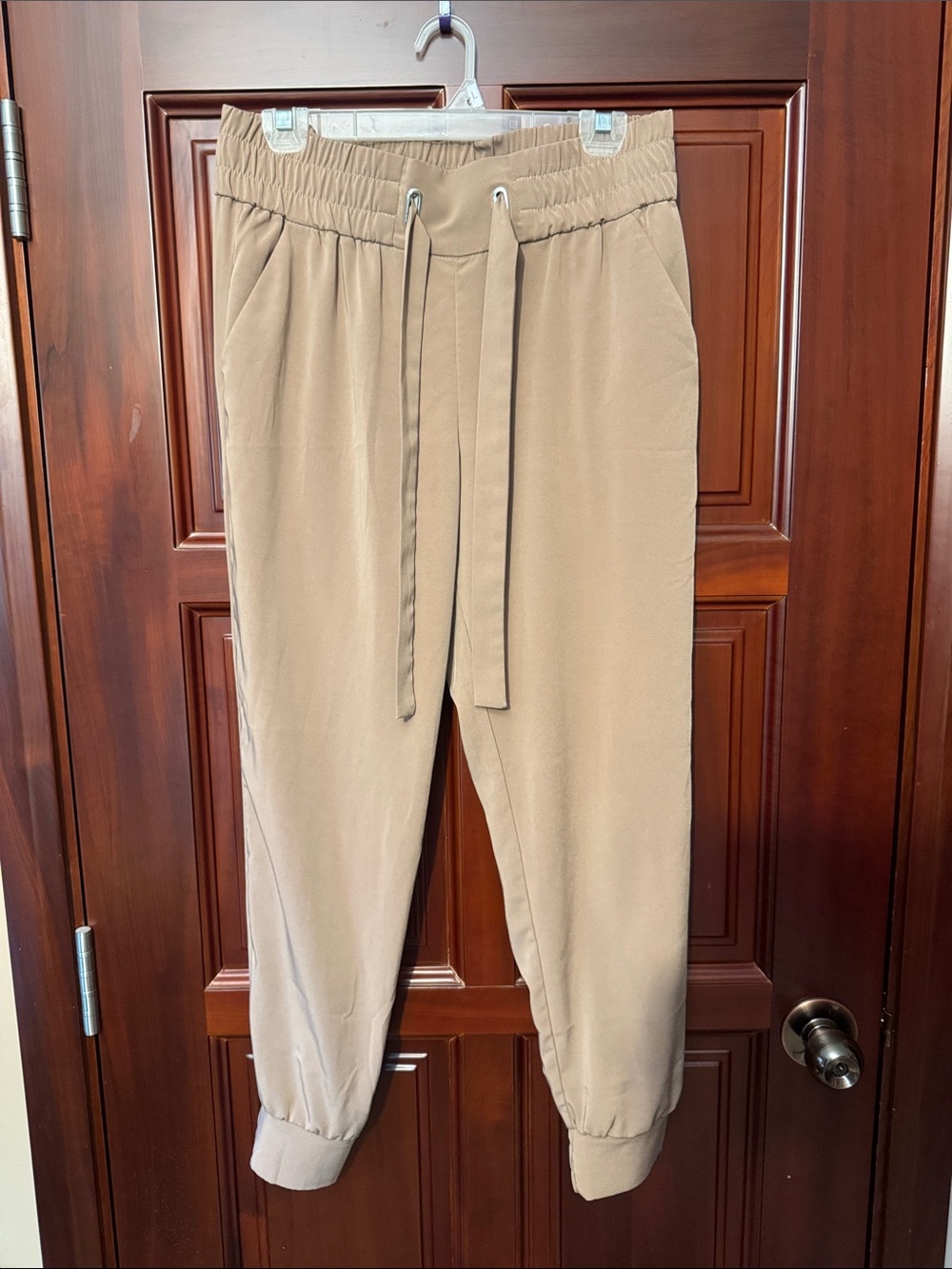 Drawstring Jogger Pants in Blush